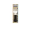CONJ TRAMONTINA COLHER P CHURR PRETO 3PC