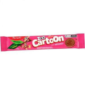 BISCOITO ZOO CARTOON MORANGO 85GR