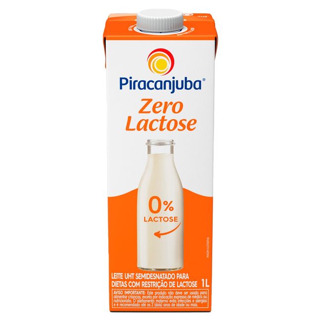 LEITE LV PIRACANJUBA ZERO LAC 1L
